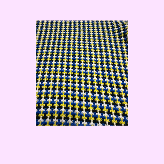 Kowtow Blue and Yellow Knit