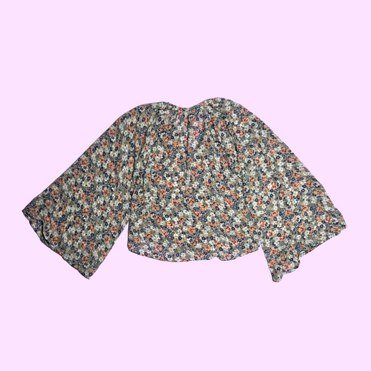 MinkPink Sheer Floral Shirt