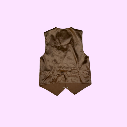Brown Suede Vest