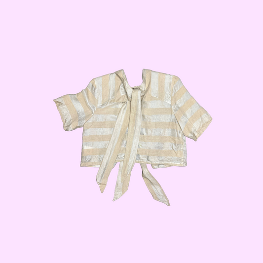 Silk Striped Reversible Shirt