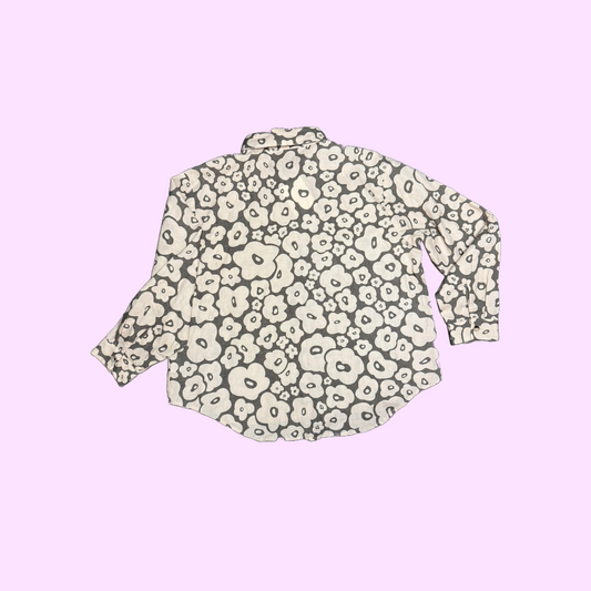 Heidi Frank Floral Linen-Blend Shirt