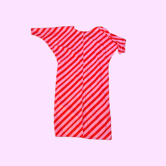 Candy Cane Pink & Red Dress