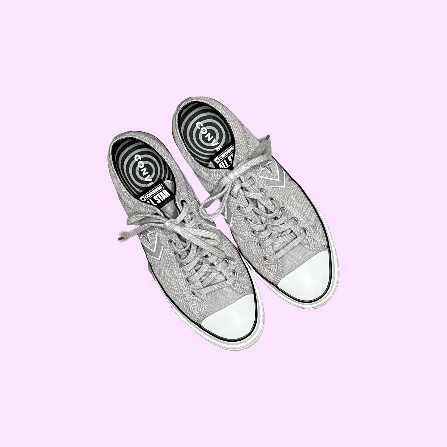 Grey Converse All Stars