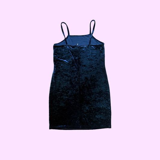 Noisy May Velvet Slip Dress