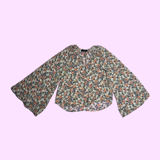 MinkPink Sheer Floral Shirt