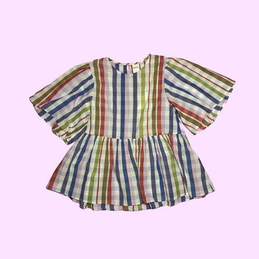Kowtow Plaid Top