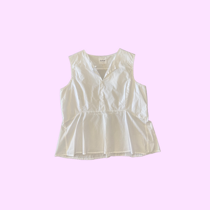 Kowtow White Sleeveless Top