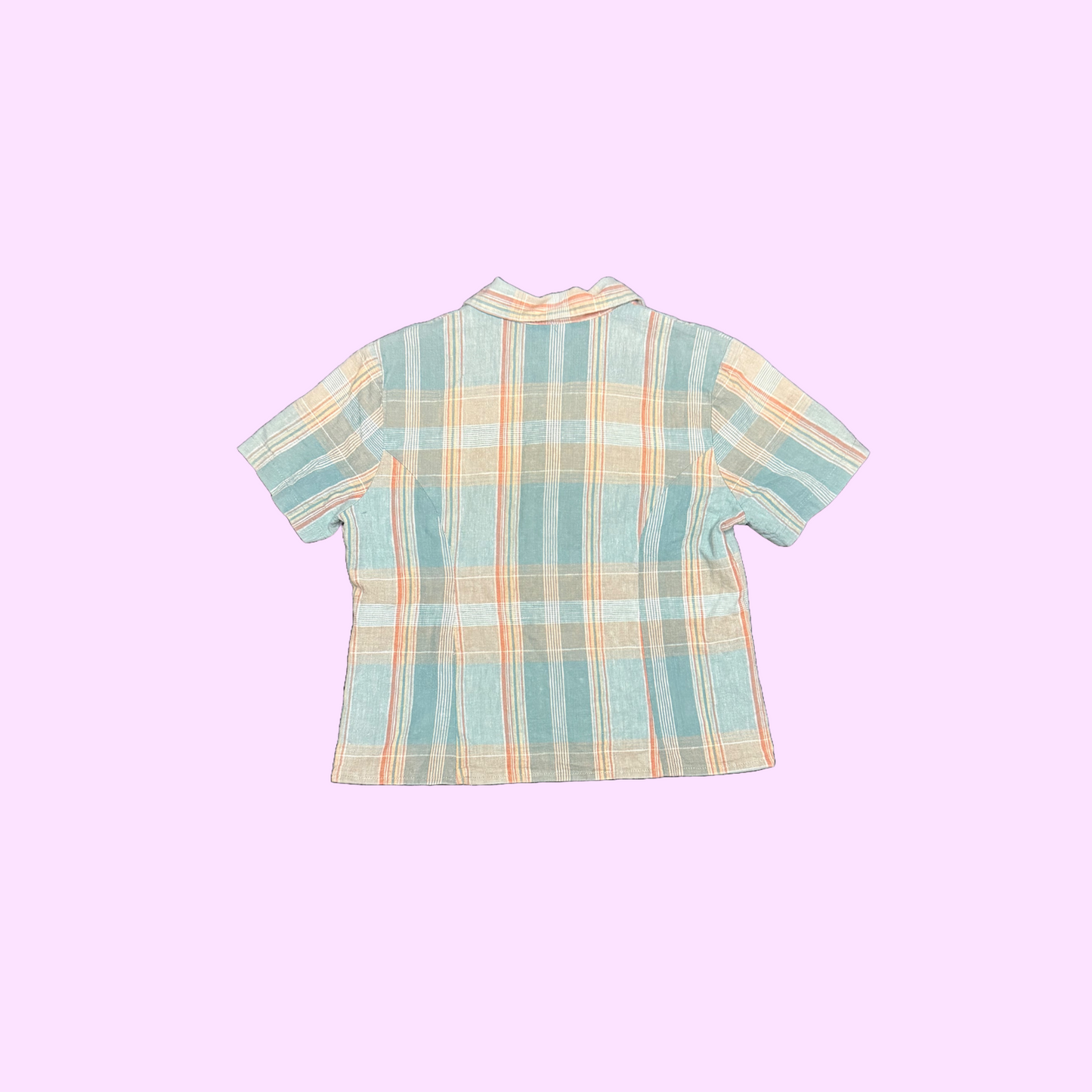 Classic Impressions Blue Plaid Vintage Shirt