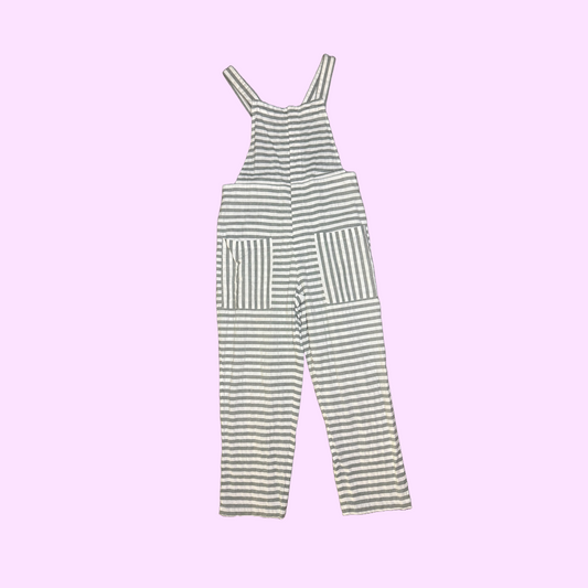 Shakuhachi Striped Overalls