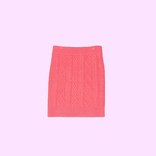 Ghanda Pink Knit Skirt