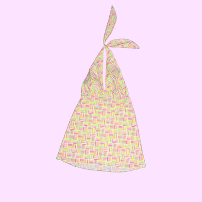 Candy Halter Mini Dress
