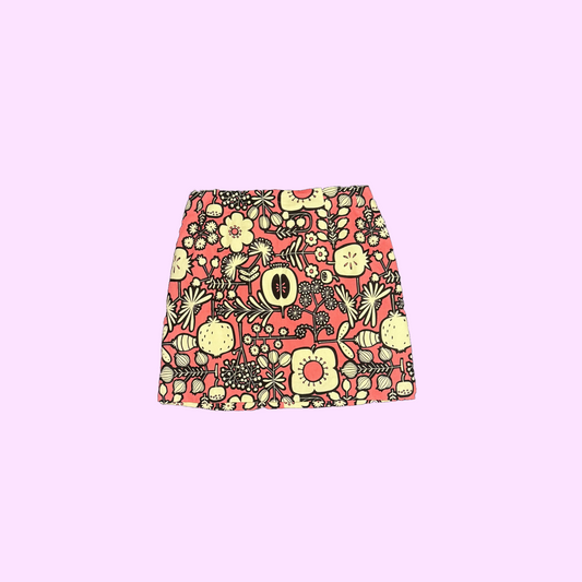 Pink Japanese Cotton Mini Skirt