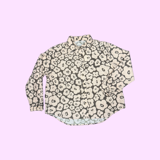 Heidi Frank Floral Linen-Blend Shirt