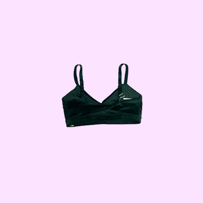 Green Velvet Bralette