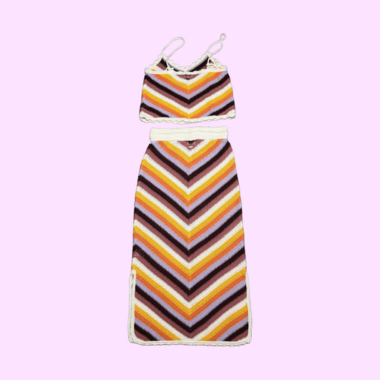 Ghanda Crochet Two-Piece Set