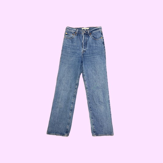 Levi's Ribcage Straight Mid-Wash