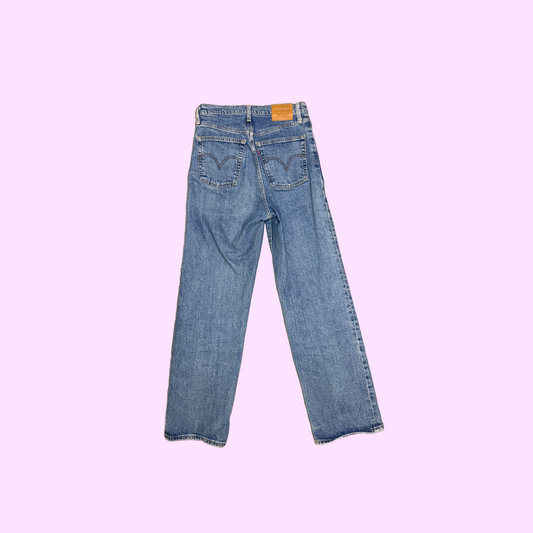 Levi's Ribcage Straight Mid-Wash