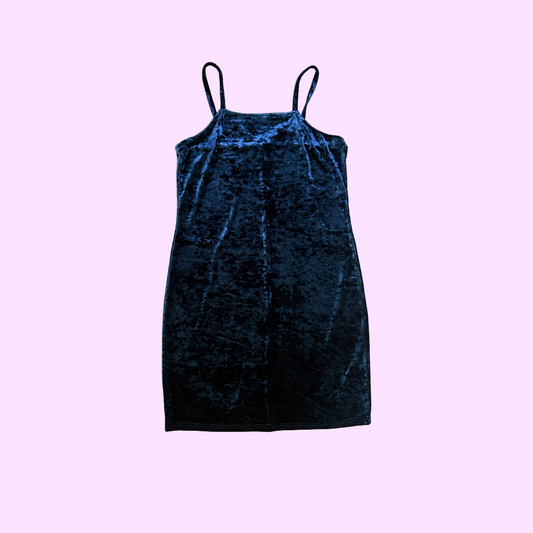 Noisy May Velvet Slip Dress
